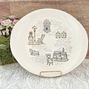Gay 90s Serving Platter from Stetson China Company Mid Century